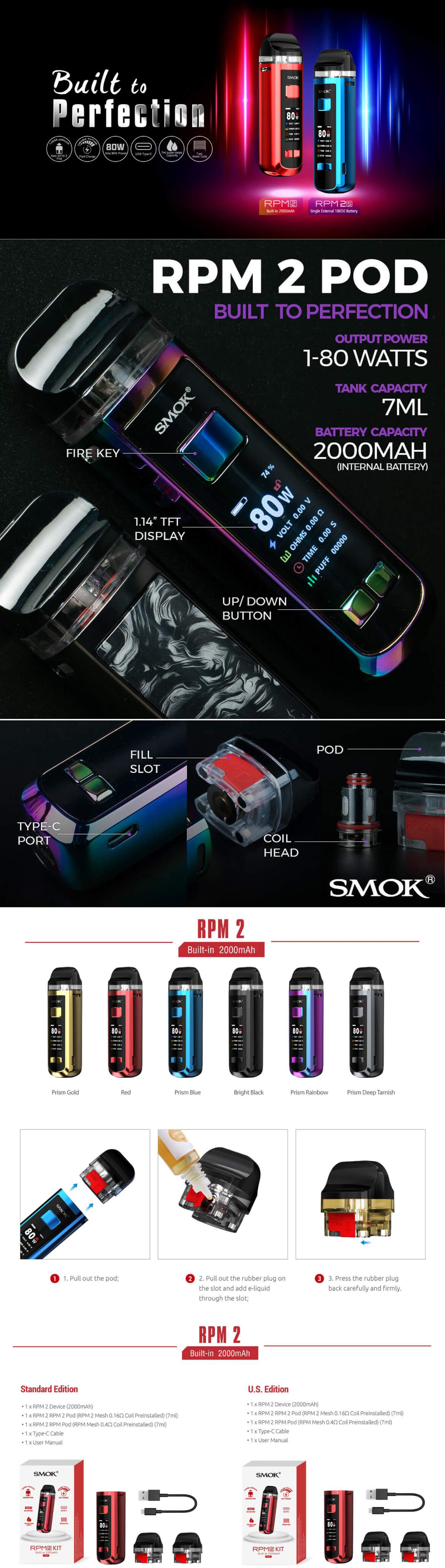 Smok RPM 2 Pod Mod